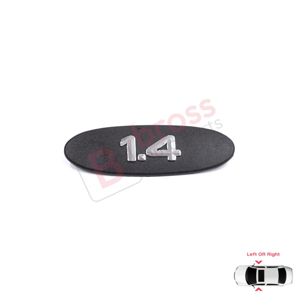 Renault Clio MK2 II BB CB Kangoo MK1 FC KC 7700422223 İçin Siyah 1.4 Kapı Bandı Çıta Yazısı - Resim 3