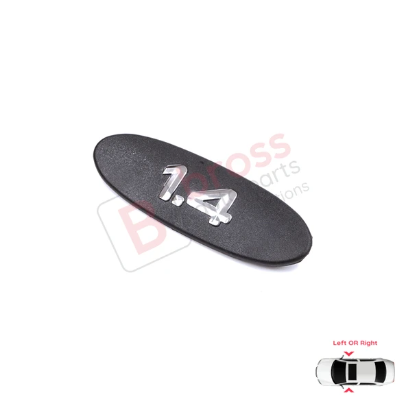 Renault Clio MK2 II BB CB Kangoo MK1 FC KC 7700422223 İçin Siyah 1.4 Kapı Bandı Çıta Yazısı - Resim 4