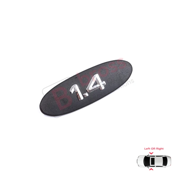 Renault Clio MK2 II BB CB Kangoo MK1 FC KC 7700422223 İçin Siyah 1.4 Kapı Bandı Çıta Yazısı ürün görseli 1