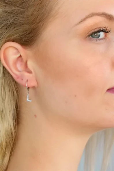 L Harf Bayan Küpe -  EBJ250510W33875 ürün görseli