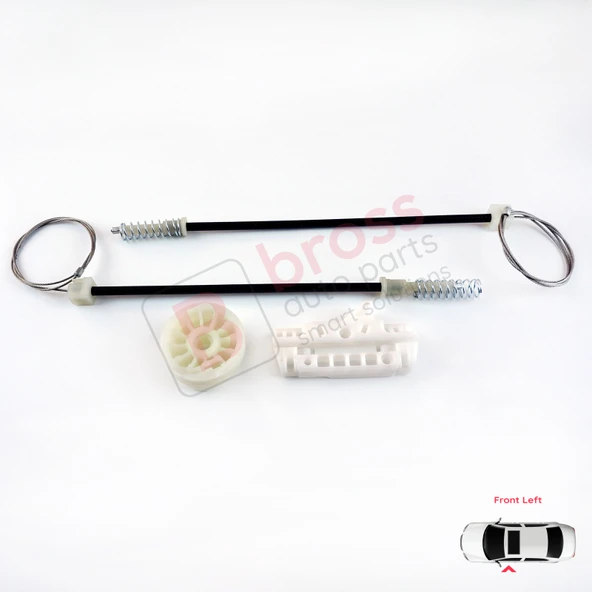 Opel Corsa D S07 2006-2014 5-Kapı 13188490 İçin Elektrikli Ön Sol Cam Kriko Tamir Seti ürün görseli 1