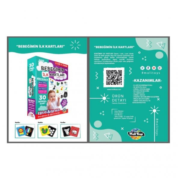 Moli Toys Bebeğimin İlk Kartları 8681511001568 - 2