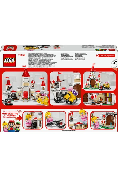 LEGO ® Super Mario™ Peach’in Kalesinde Roy ile Savaş 71435 - 7+ Dekoratif Oyuncak Yapım Seti (738 Pr) - 4