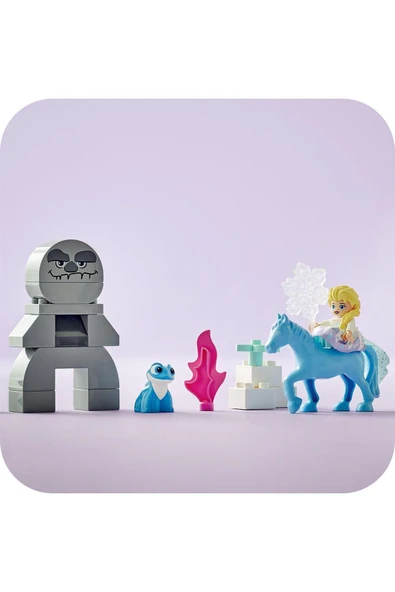 LEGO  DUPLO Disney Elsa ve Bruni Büyülü Ormanda 10418 - 2+ Eğitici Oyuncak Yapım Seti (31 Parça) - 5