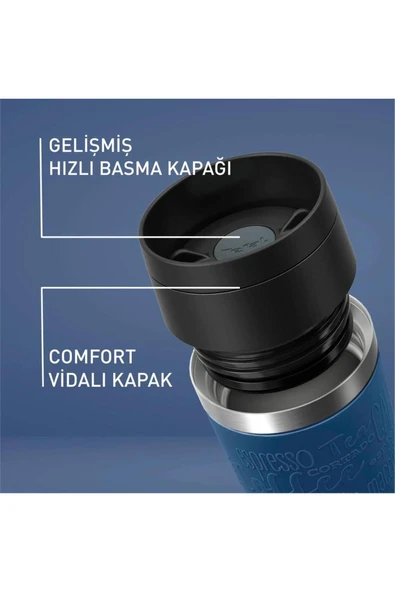 TEFAL Travel Mug Termos Koyu Mavi - 0.36 L - 3