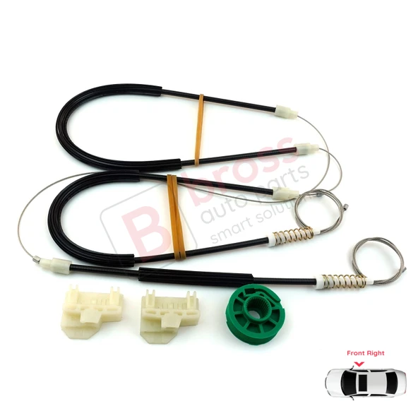 Audi A4 S4 RS4 B5 8D2 8D5 1994-2002 4/5 Kapı 8D0837462 İçin Elektrikli Ön Sağ Cam Kriko Tamir Seti