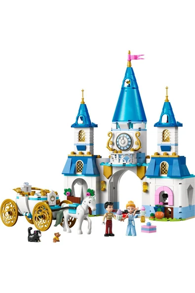 LEGO ® │ Disney Princess Sindirella’nın Şatosu ve At Arabası 43275 - 6+ Oyuncak Yapım Seti (596 Pr) - 2