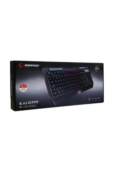 Rampage Kb-r105 Exhero Blue Switch Kablolu Oyuncu Klavyesi - 4