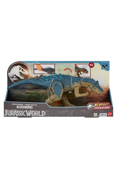 JURASSIC WORLD Süper Güçlü Allosaurus Figürü | HRX50