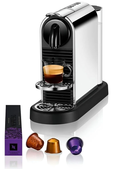 Nespresso D140 Citiz Platinum,paslanmaz Çelik Kapsüllü Kahve Makinesi
