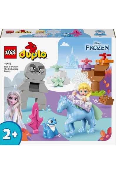 LEGO  DUPLO Disney Elsa ve Bruni Büyülü Ormanda 10418 - 2+ Eğitici Oyuncak Yapım Seti (31 Parça) - 4