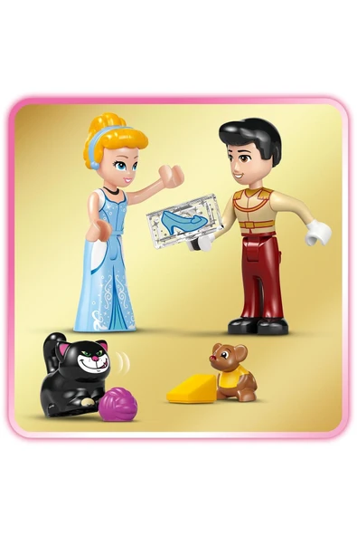 LEGO ® │ Disney Princess Sindirella’nın Şatosu ve At Arabası 43275 - 6+ Oyuncak Yapım Seti (596 Pr) - 6