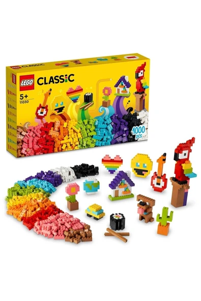 LEGO ® Classic Bir Sürü Yapım Parçası 11030 - 5 Yaş ve Üzeri Çocuklar için Yapım Seti (1000 Parça)