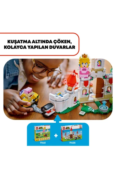 LEGO ® Super Mario™ Peach’in Kalesinde Roy ile Savaş 71435 - 7+ Dekoratif Oyuncak Yapım Seti (738 Pr) - 6