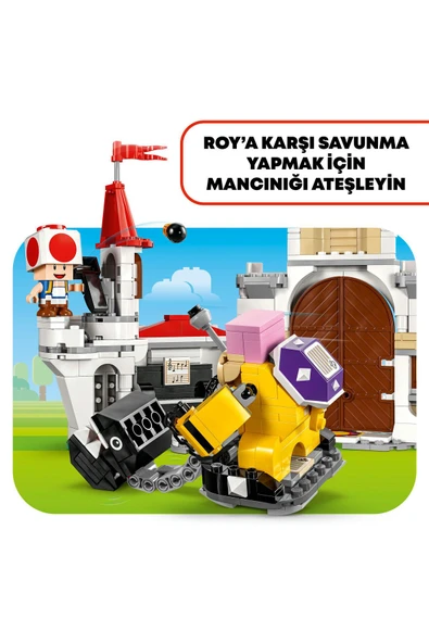 LEGO ® Super Mario™ Peach’in Kalesinde Roy ile Savaş 71435 - 7+ Dekoratif Oyuncak Yapım Seti (738 Pr) - 5