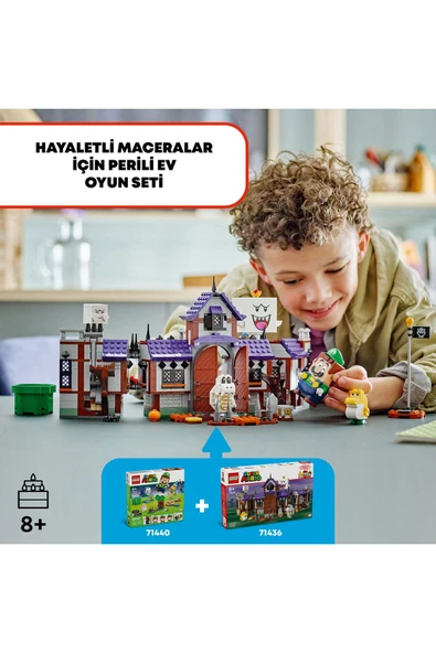LEGO ® Super Mario™ King Boo’nun Perili Köşkü 71436 - 8+ Dekoratif Oyuncak Yapım Seti (932 Pr) - 5