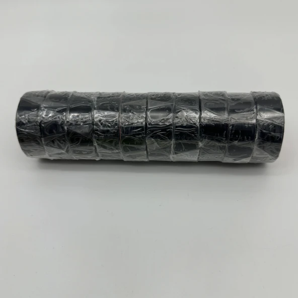 Elektrik İzolasyon Bandı Siyah 18 mm x 9.15 mt x 0.13mm - 8