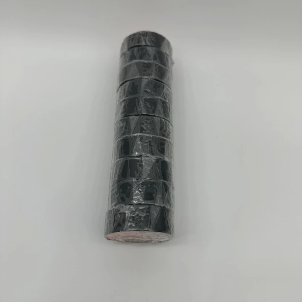 Elektrik İzolasyon Bandı Siyah 18 mm x 9.15 mt x 0.13mm - 7