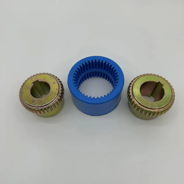 İşlenmiş Dişli Kaplin Takımı DK38 - 24 - 38mm - Resim 6