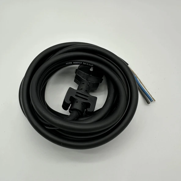 Elektrikli El Aleti Kablosu 2x1.5 Ttr Fişli Kablo 4 mt - 4