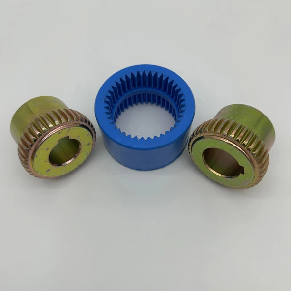 İşlenmiş Dişli Kaplin Takımı DK32 - 24 - 28mm - 6