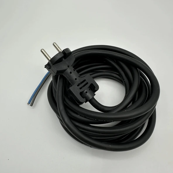 Elektrikli El Aleti Kablosu 2x1.5 Ttr Fişli Kablo 4 mt - 5