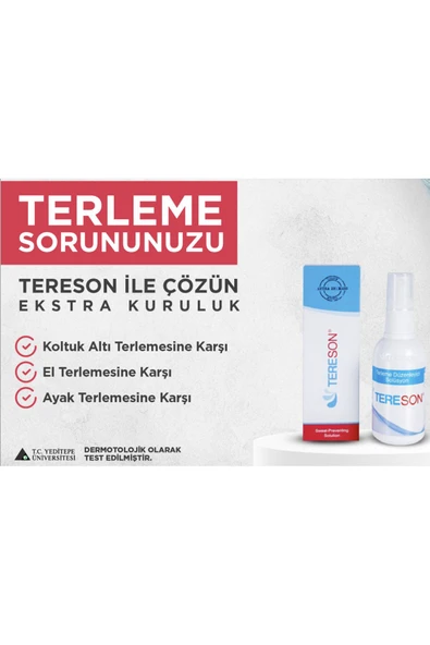 Tereson El Ayak ve Koltuk Altı Terleme Önleyici Sprey 50 ml - 2