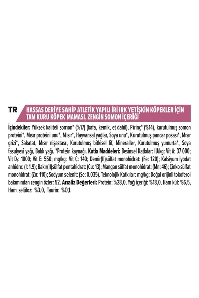 Proplan Büyük Irk Somonlu Yetişkin Köpek Maması 14 Kg - 4