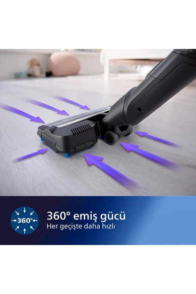 VPM Yıkanabilir Filtre , XC7040 , 0.6 Litre SpeedPro Max 25.2 V Dikey Şarjlı Süpürge , - 5