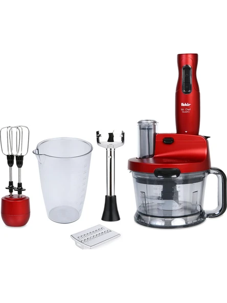 Fakir Mr Chef Quadro 1000 W Blender Seti Rouge - 2