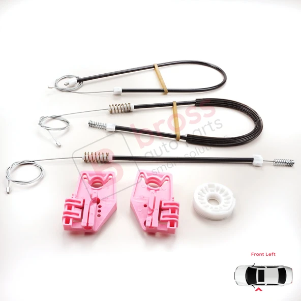 Skoda Superb MK2 B6 3T4 3T5 2008-2015 5-Kapı 3T0837401 İçin Elektrikli Ön Sol Cam Kriko Tamir Seti - Resim 3