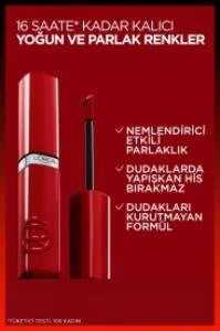 L'Oréal Paris Infaillible Laque Resistance Likit Parlak Ruj - 420 Rouge Paris - 4