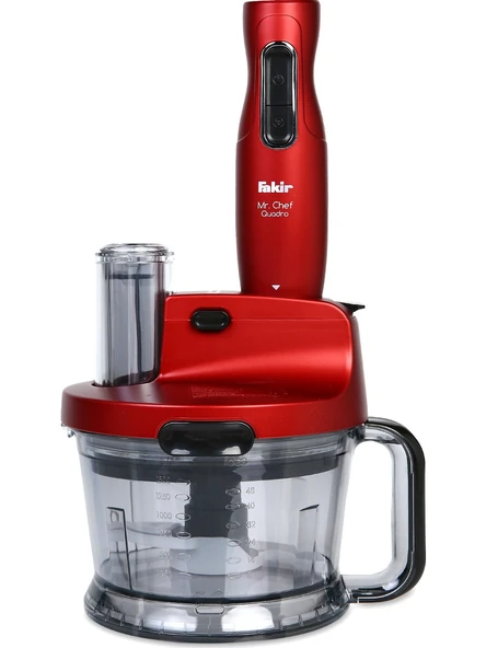 Fakir Mr Chef Quadro 1000 W Blender Seti Rouge