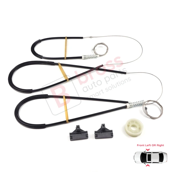 VW Lupo Seat Arosa 1998-2005 3- Kapı 6X0837461 6X0837462 İçin Ön Sol veya Sağ Cam Kriko Tamir Seti ürün görseli 1