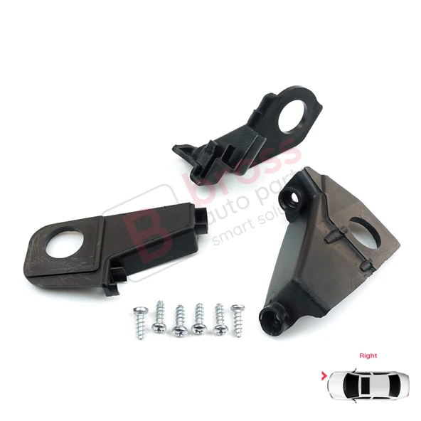 VW Golf MK6 5K 2008-2013 Convertible 517 2011-2016 5K0998226 İçin Sağ Ön Far Ayak Tamir Seti - Resim 4