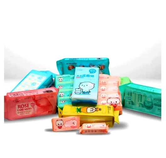 Mini Wipes Islak Mendil Mini Cep Tipi 8Li
