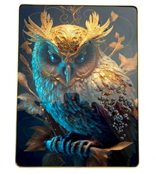 Duvar Tablo 30X40Cm Baykuş 3 Boyutlu M4431-2