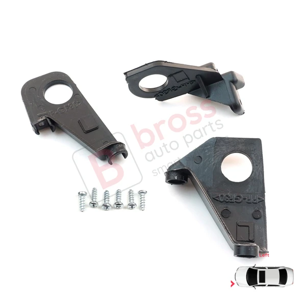 VW Golf MK6 5K 2008-2013 Convertible 517 2011-2016 5K0998225 İçin Sol Ön Far Ayak Tamir Seti - Resim 5