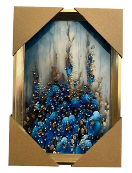 Duvar Tablo 22X32 Cm Çiçekler 3 Boyutlu M4440-1