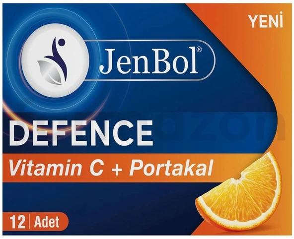 Jenbol Defence Vit.C+Portakal Pastil 12 Drops