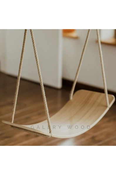 Galery Wood 2'si 1 Arada Hem Denge Salıncağı Hem De Aktivite Tahtası - 3