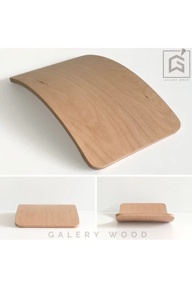 Galery Wood 0-3 Yaş Denge  Denge Tahtası, Montessori Balance Board, Doğal Ahşap Çocuk Oyuncak, Spor Ekipmanı, M - 5