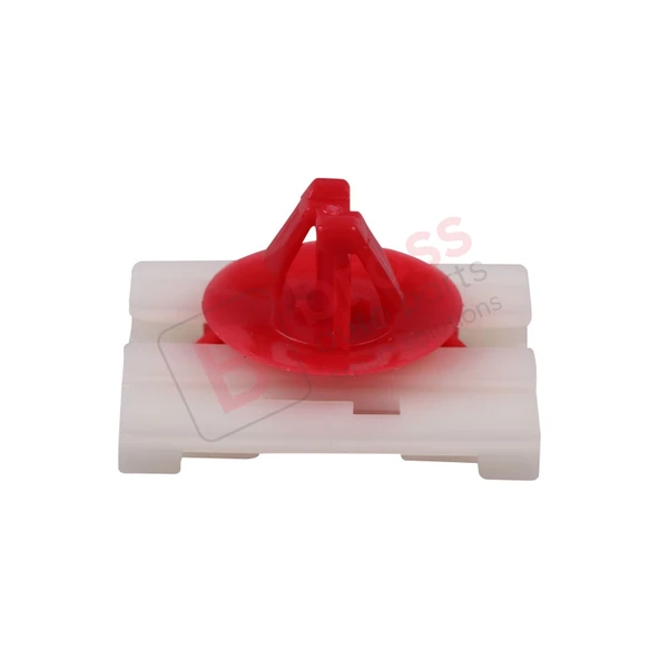 Renault için 10 Adet Yan Pervaz Klipsi Kırmızı Beyaz 7701040837 - Resim 3