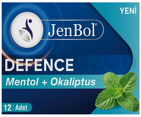 Jenbol Defence Mentol+Okaliptus Pastil 12 Drops
