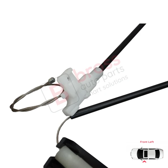 Nissan Terrano MK2 R20 Mercedes Vito W638 807010F015 İçin Elektrikli Ön Sol Cam Kriko Tamir Seti - Resim 4