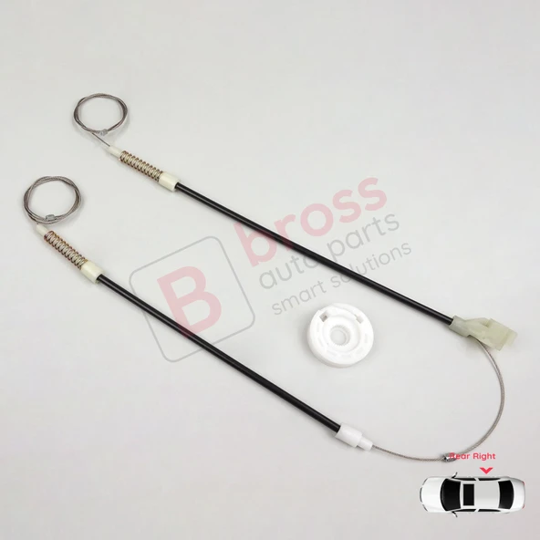 VW Golf MK3 1H1 1H5 1991-1998 Vento Jetta 1H2 1992-1999 İçin Elektrikli Arka Sağ Kapı Cam Kriko Seti ürün görseli 1