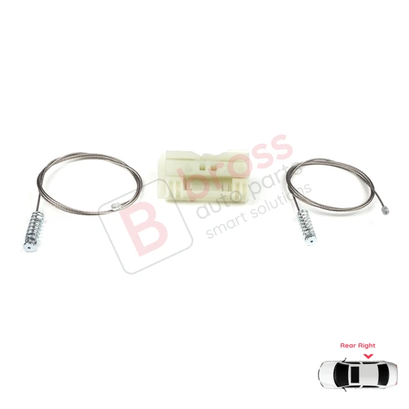 Renault Clio MK3 2005-2014 5-Kapı 8200291153 İçin Elektrikli Arka Sağ Cam Kriko Tamir Seti ürün görseli 1