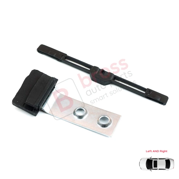 BMW 3 Series E46 1997-2003 Makyajsız Kasa için Sunroof Perde Sol Sağ Kayar Kızak Çıta Bakalit Klipsi ürün görseli 1