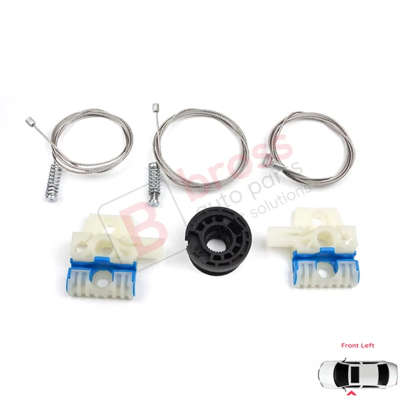 VW Golf MK6 A6 5K 5K1 AJ5 2008-20014 5-Kapı 5K0837461 İçin Elektrikli Ön Sol Cam Kriko Tamir Seti