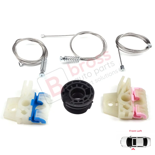 VW Golf MK6 A6 5K 5K1 AJ5 2008-20014 5-Kapı 5K0837461 İçin Elektrikli Ön Sol Cam Kriko Tamir Seti - Resim 3